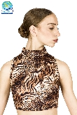 TOP ANIMALIER TIGRATO DONNA
